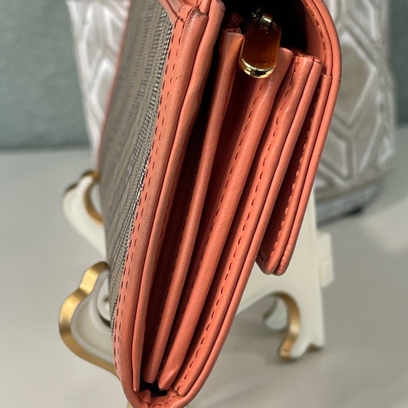 Burberry Long Wallet Blue Label Nova Check Wallet - Picture 8 of 9